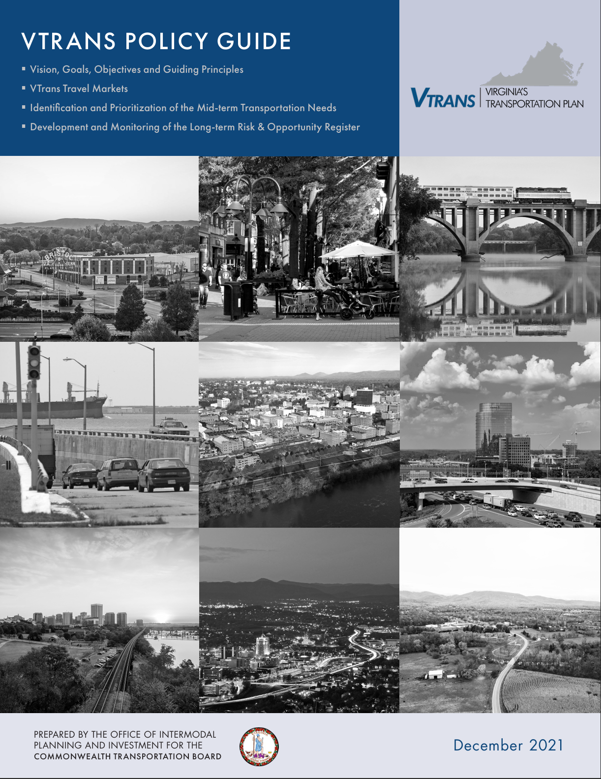 VTrans Policy Guide v6 cover